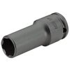 Impact socket wrench hexagon drive - NSB.10 - long with Convex profile - 10mm